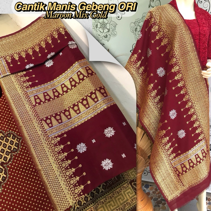 SONGKET CANTIK MANIS GEBENG ORI