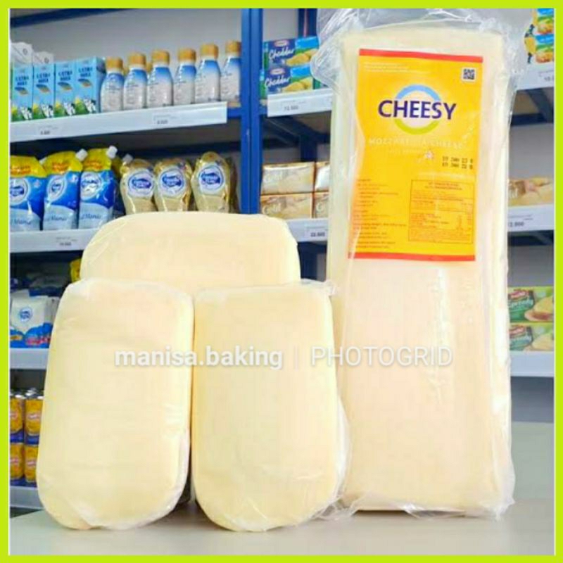 

KEJU MOZARELA CHEESY 250 GRAM REPACK MOZZARELLA CHEESE