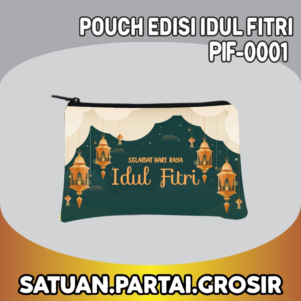 

Pouch Lebaran Hari Raya Idul Fitri/Dompet Kulit Edisi Lebaran Eid Mubarak/Souvenir Parcel Custom Murah