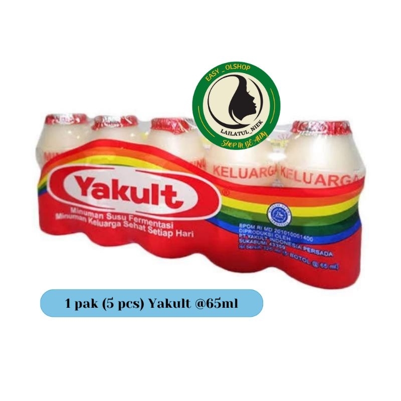 

Yakult 1pak isi 5 @65ml