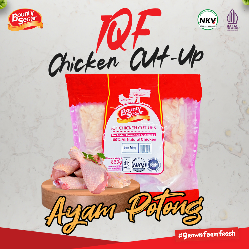 

Parting Daging Ayam Potong Beku IQF Frozen Chicken - Bounty Segar