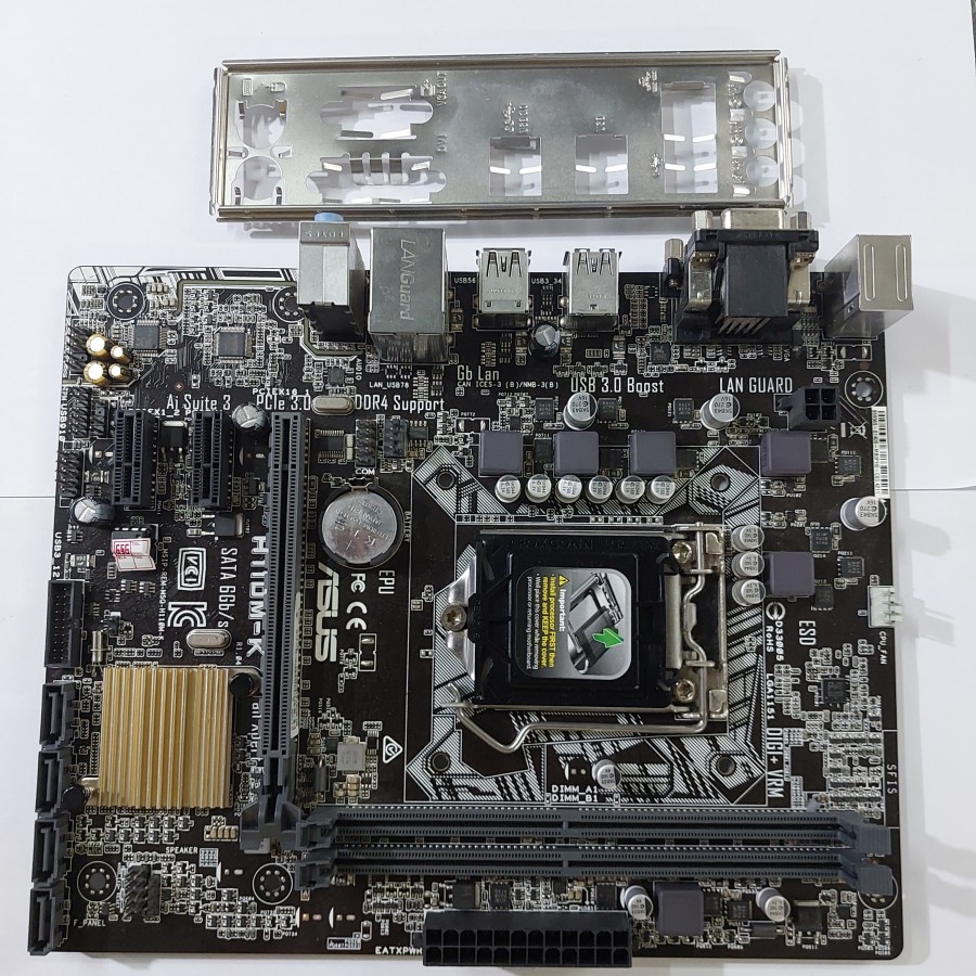 Motherboard Intel H110 Asus H110M-K