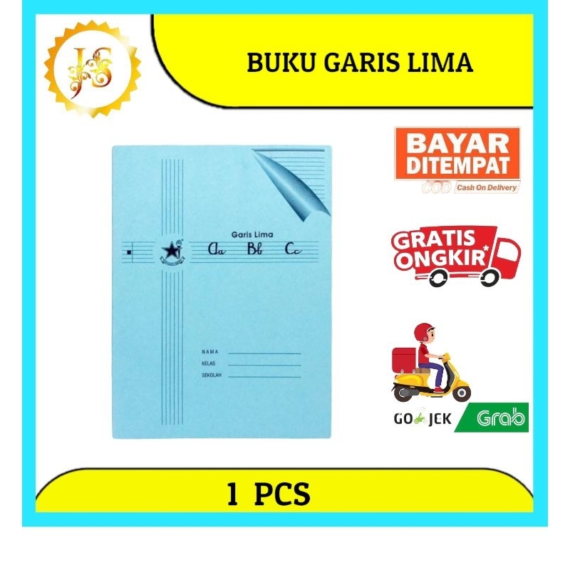 

BUKU GARIS LIMA UNTUK MUSIK DAN TULIS SAMBUNG ( 1 BUKU )