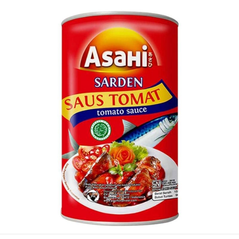 

Asahi Sardines Tomat Can 155 g