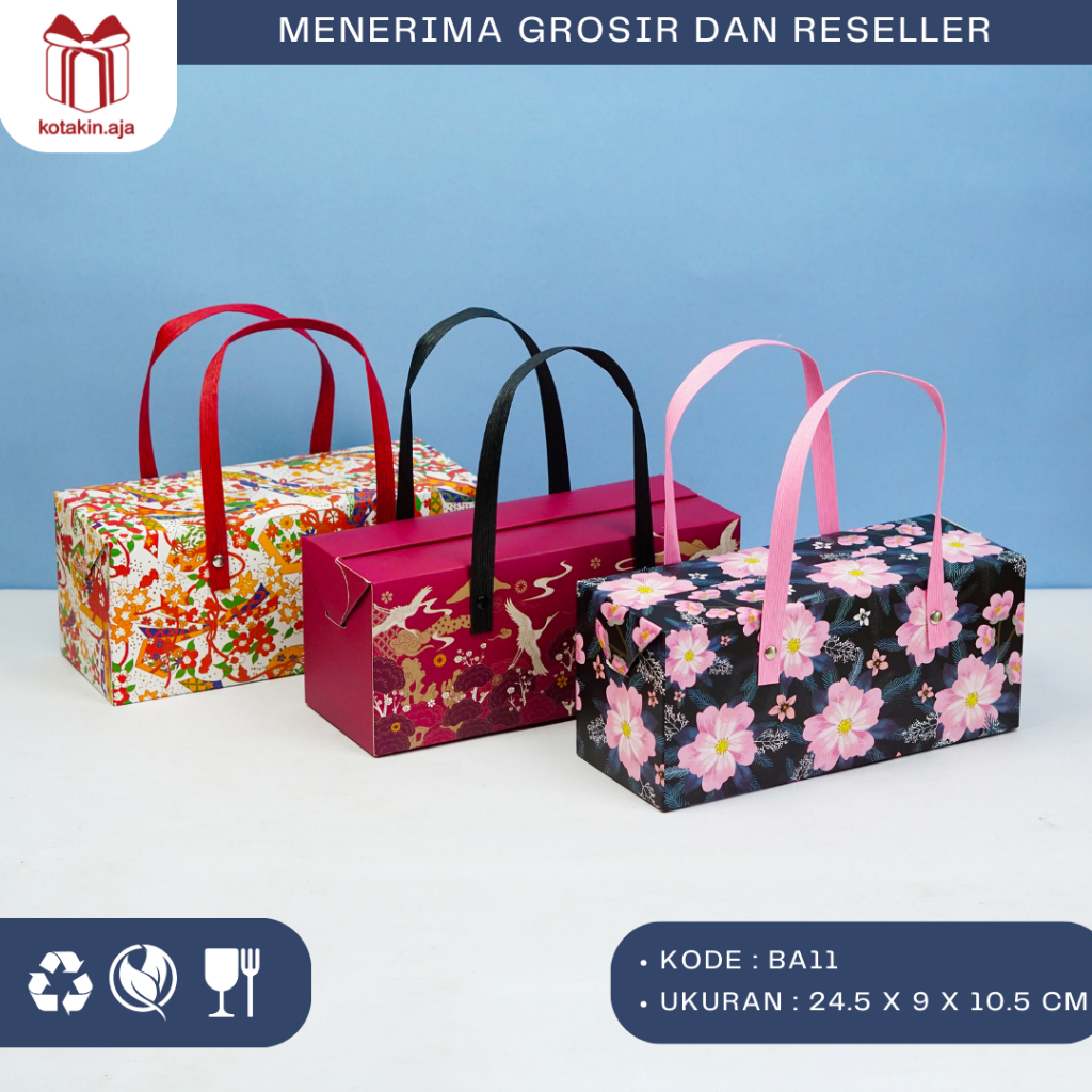 

Box Motif / Box Jingjing / Box Kue / Box Mooncake / Box Handle / Box Souvenir / Box Hampers I BA11