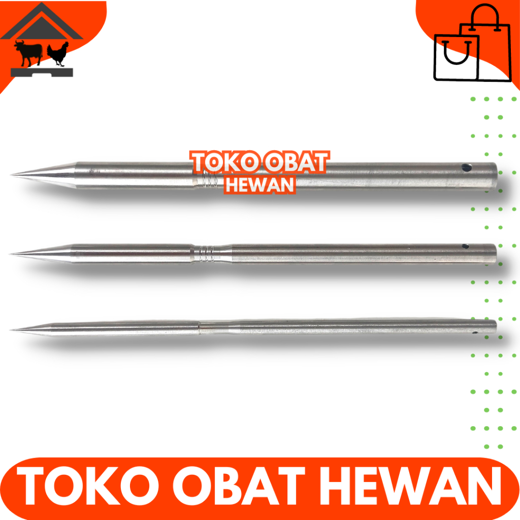Jarum Tindik Hidung Stainless Hewan Ternak Sapi Kerbau dll - Tindik Hidung Sapi - Tindik Hidung Kerb