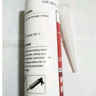 lem kaca/lem silicon bening