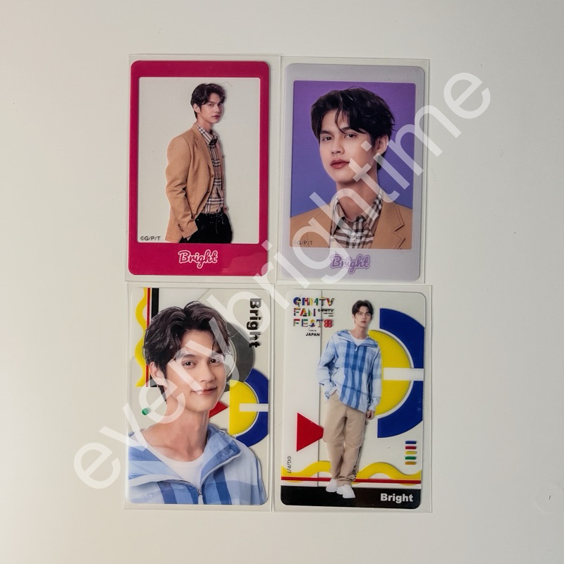Official Photocard Bright Vachirawit GMMTV FANFEST GFF