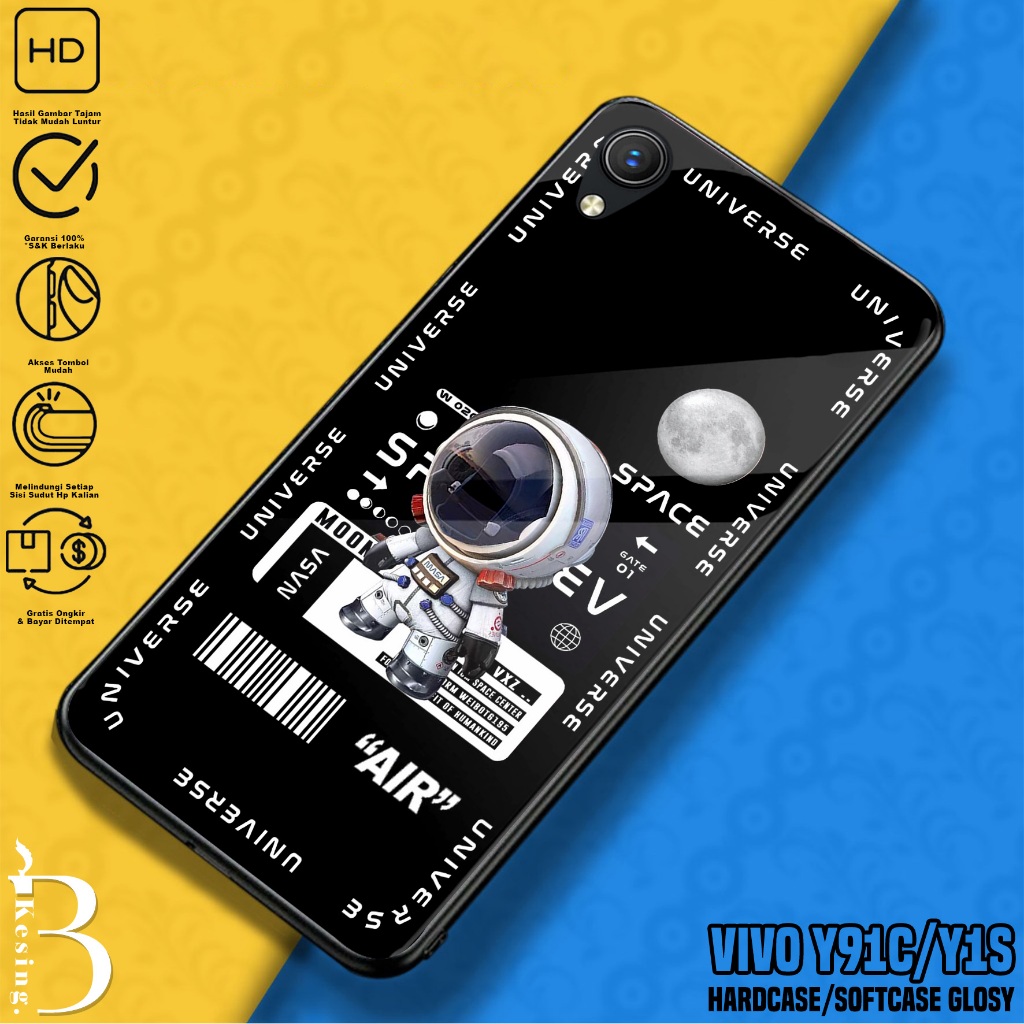 Case VIVO Y91C / Y1S - Casing VIVO Y91C / Y1S Motif PLNT - Silikon Hp VIVO Y91C - Softcase Hp - Kond