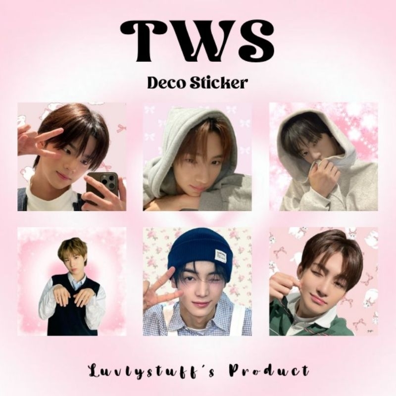 

[88pcs] TWS KOREAN MAIL STIKER DECO || TWENTY FOUR SEVEN KPOP GLOSSY PAKET FREEBIES