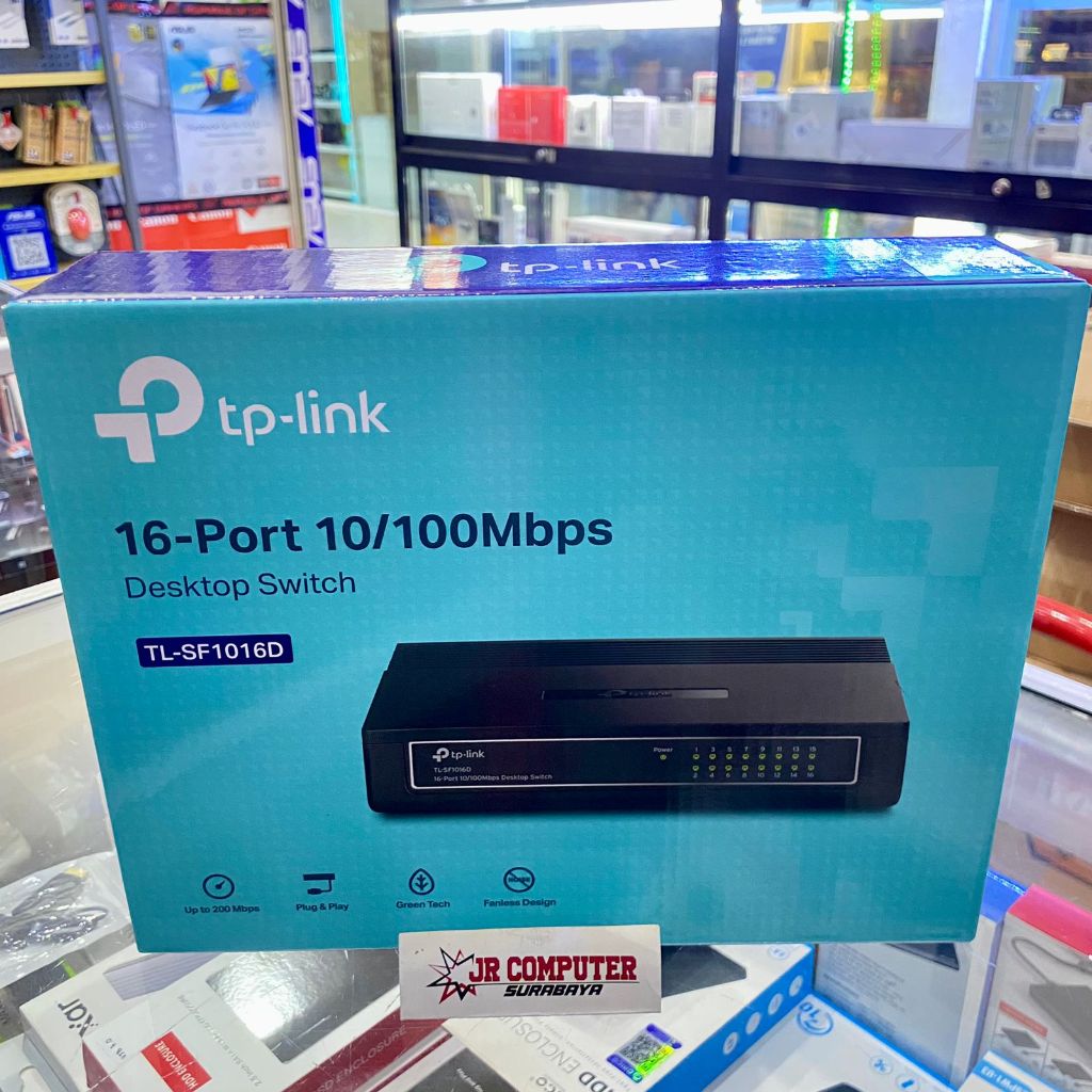 TP-LINK TL-SF1016D SWITCH HUB 16 PORT