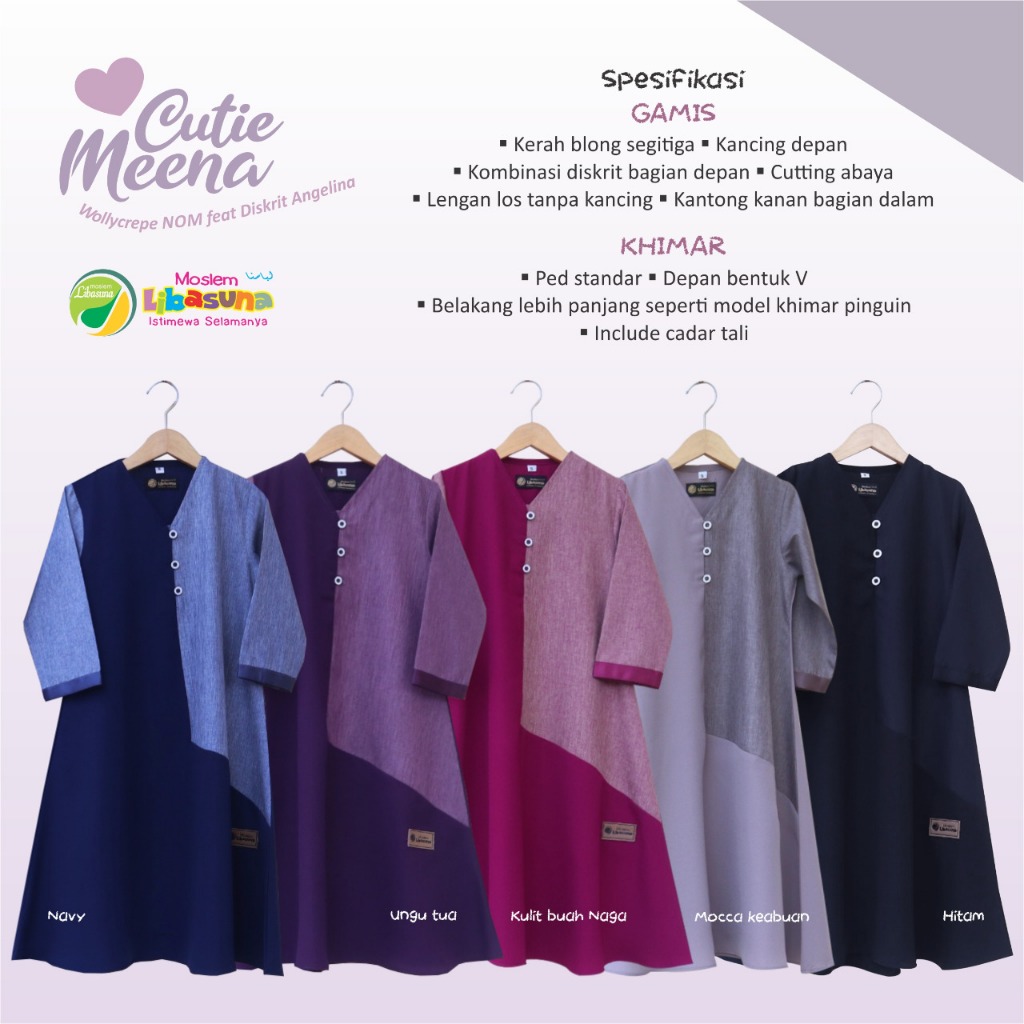 Gamis Anak Set Cutie Meena
