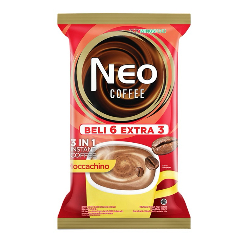 

NEO Coffee 3 in 1 kopi instan 9 x 20 g