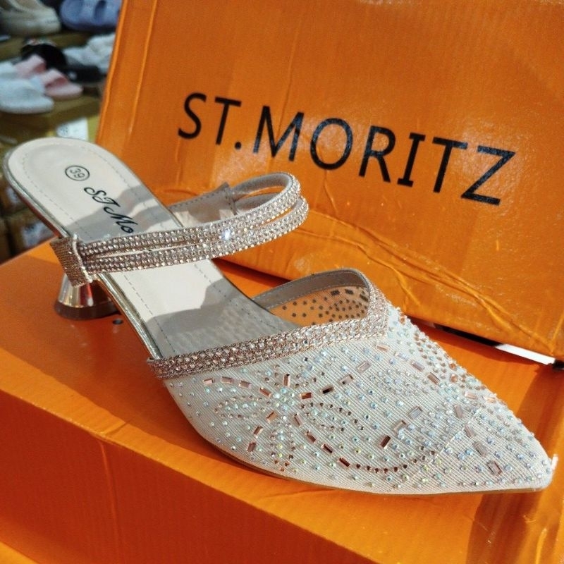 sepatu pesta wanita sepatu heells by st. moritz sandal pesta