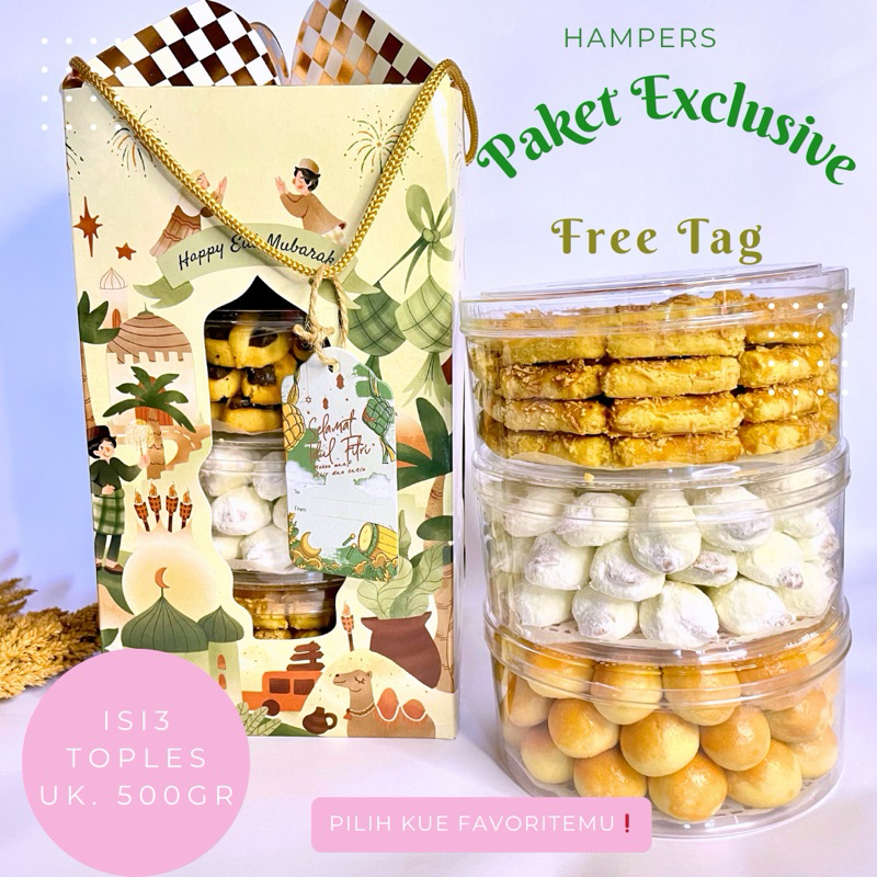 

BIG PROMO HAMPERS KUE LEBARAN FREE TAG