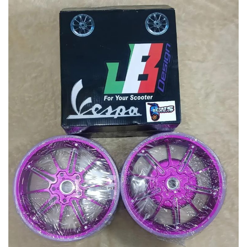 Velg Jb Design Purple Ring 12 Vespa Sprint Primavera