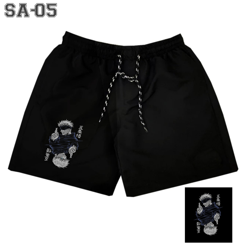 CELANA BOARDSHORT ANIME - JUJUTSU KAISEN GOJO SATORU COMIC