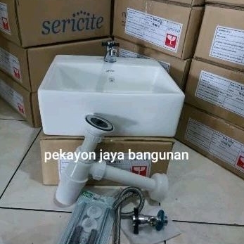 wastafel kotak jayco WB 202027 / wastafel keramik jayco
