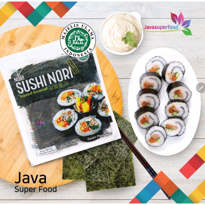 

Import Terbaik Nori Sushi Halal Rumput Laut non msg isi 5 lembar nori java sakao manjun tokinori sakao nori dried seaweed kimbap sushi nori rumput laut