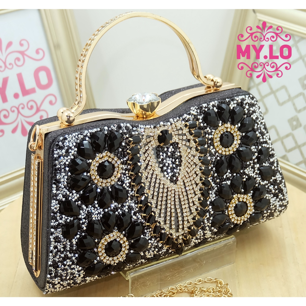 Tas Pesta Wanita Clutch Premium Mewah Elegan untuk Kondangan, Lamaran, Wisuda, dan Acara Formal Lain