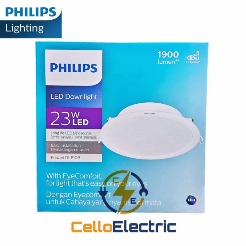 Lampu Philips Eridani 23 Watt - Led Downlight Philips Eridani 23 W Putih