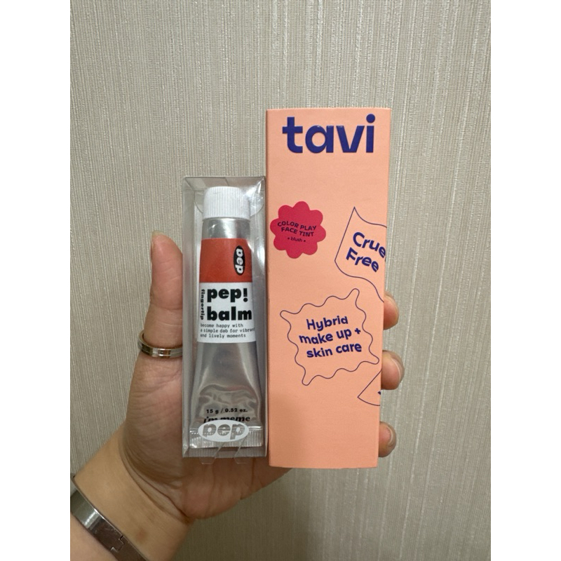 (85k Each) Tavi Color Play Face Tint Blush Moonchild I’m Meme Pep Balm 02 Oh-oh Esqa Starlight Liquid eyeshadow Saturn Mother of Pearl Cover Age Creamy Concealer MN1
