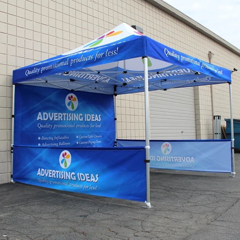 tenda 3x3 lipat printing dinding 3sisi