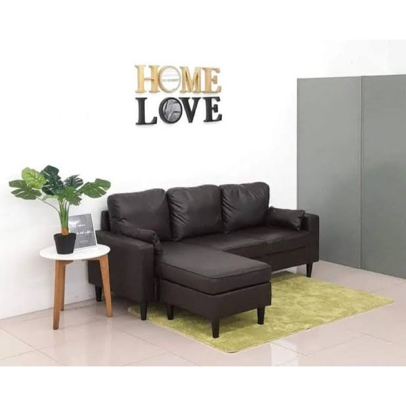 Sofa L Minimalis Berbahan Oscar Sofa Sudut Minimalis Mudah dibersihkan