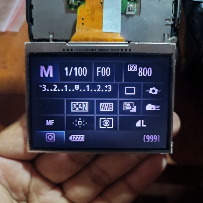 Lcd layar canon 60d 600d 6d original bergaransi viknet 25%