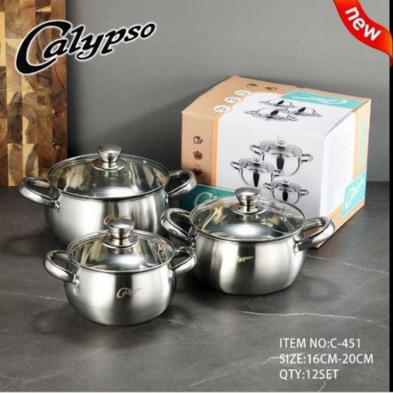 Panci Thailand calypso panci set serbaguna