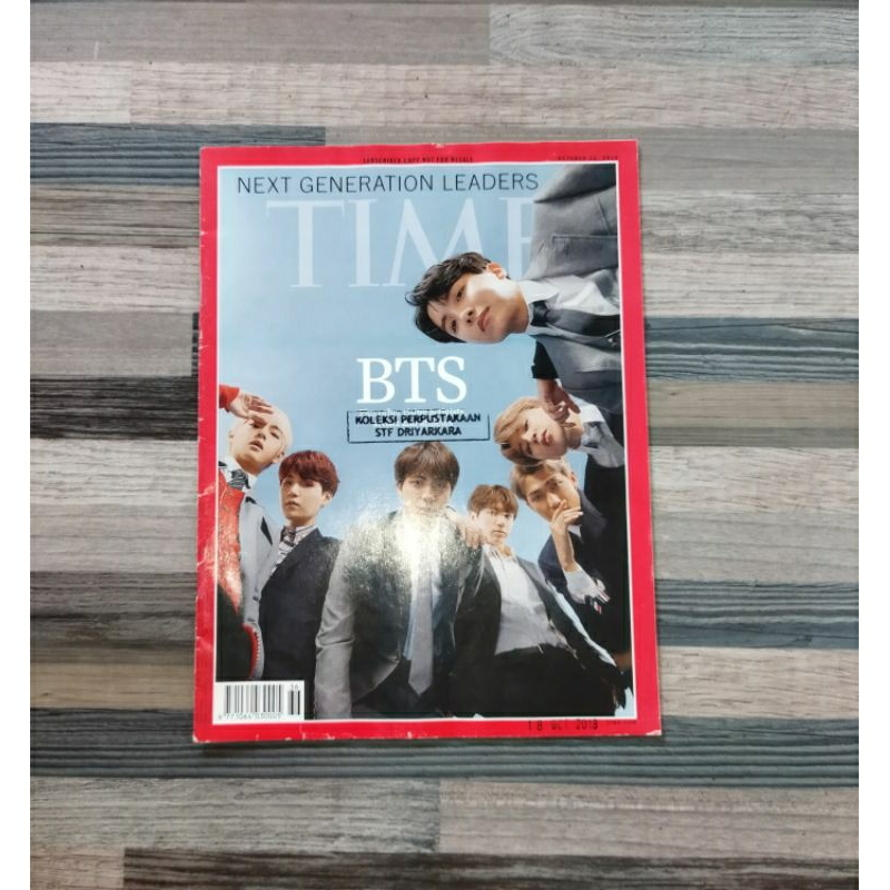 MAJALAH TIME COVER BTS