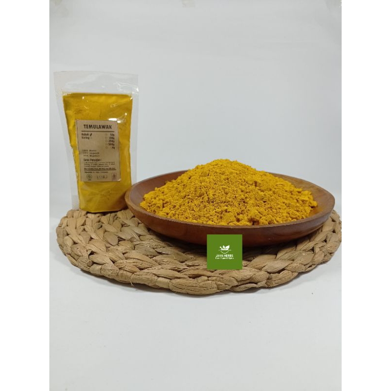 

TEMULAWAK BUBUK 100 GRAM - MURNI - JSR - PREMIUM QUALITY - TERJAMIN