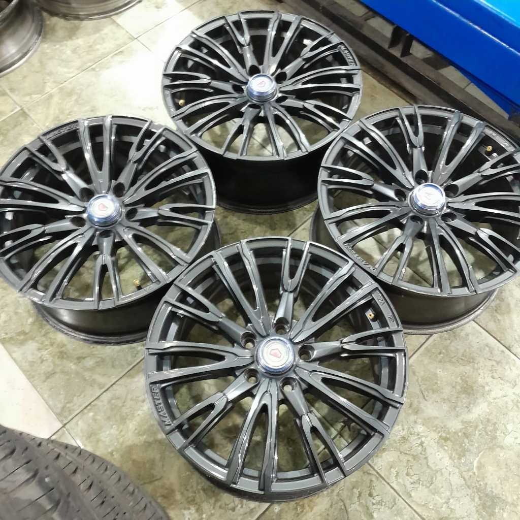 VELG MOBIL BEKAS SEKEN VOSSEN RING 17 LEBAR X7,5 PCD 5X114 ET 38 VELG UNTUK MOBIL INNOVA TERIOS RUSH
