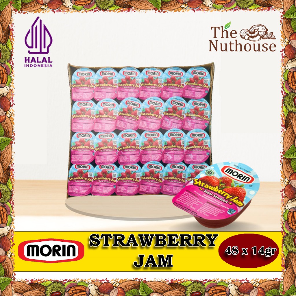 

MORIN Portion Pack Strawberry Jam / Selai Strawberi [14gr x 48pcs]
