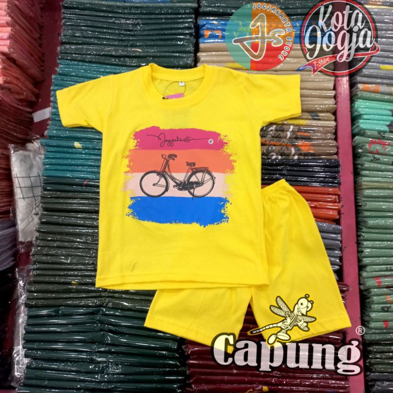 baju anak jogja bahan katun || kaos jogja anak || setelan anak