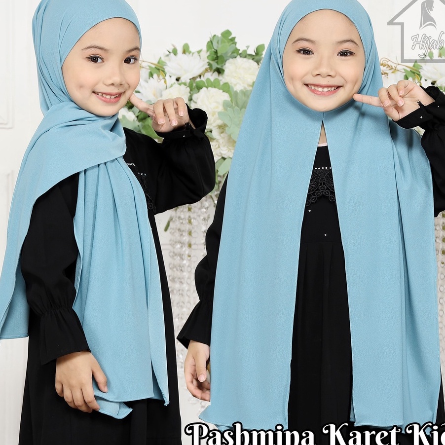 99 BRANDS FESTIVAL Pashmina Instan Karet Kids Jersey Airis Kerudung Pashmina Anak Hijab Anak Jilbab 