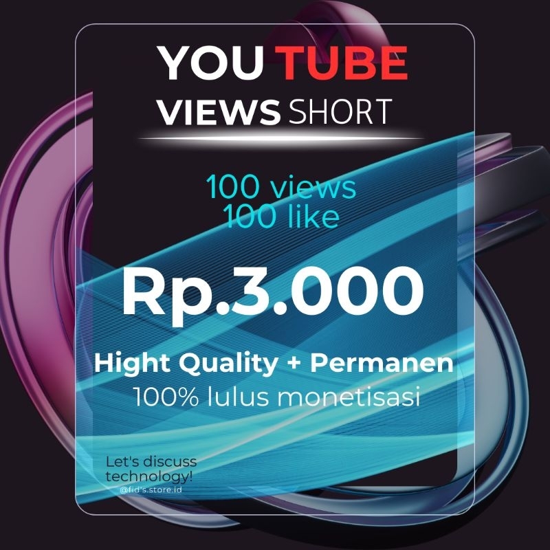 YOUTUBE VIEWS - LIKE SHORT PREMIUM