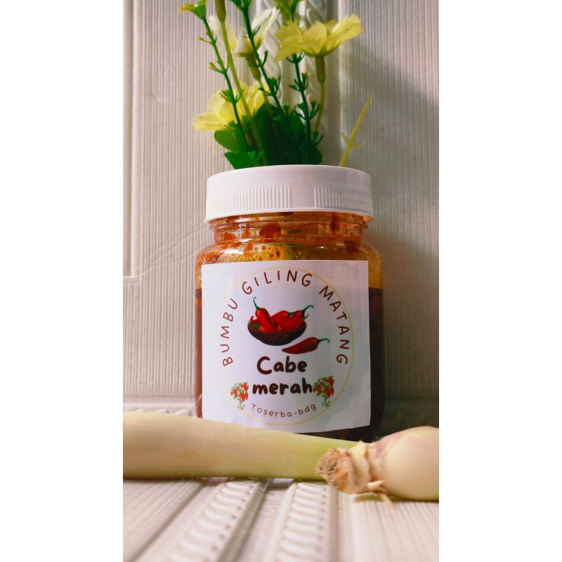 

Cabe merah Giling matang siap masak