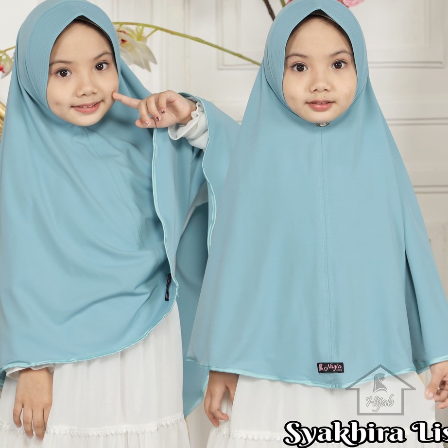 TERMURAH Kerudung Instan Anak Syakhira List By Nayla Hijab Jilbab Anak Instan Jersey Airis Termurah 