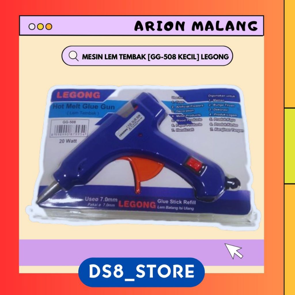 

Alat Lem Tembak / Mesin Lem Tembak GG-508 LEGONG