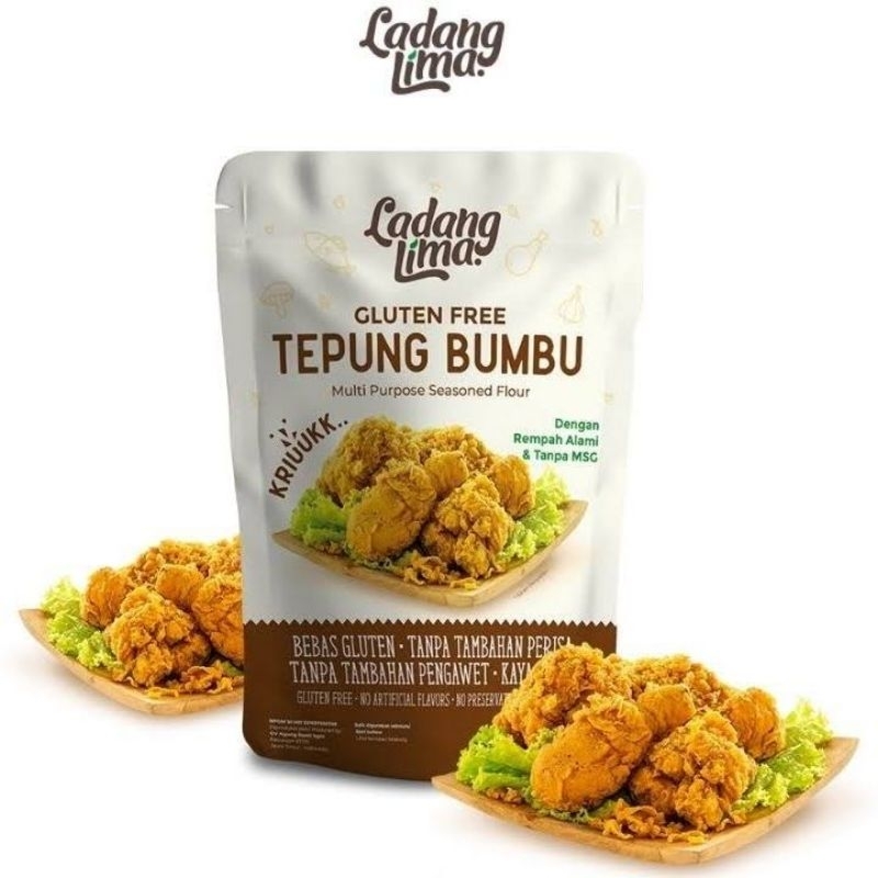 

Ladang Lima Tepung Bumbu Bebas Gluten 150gr