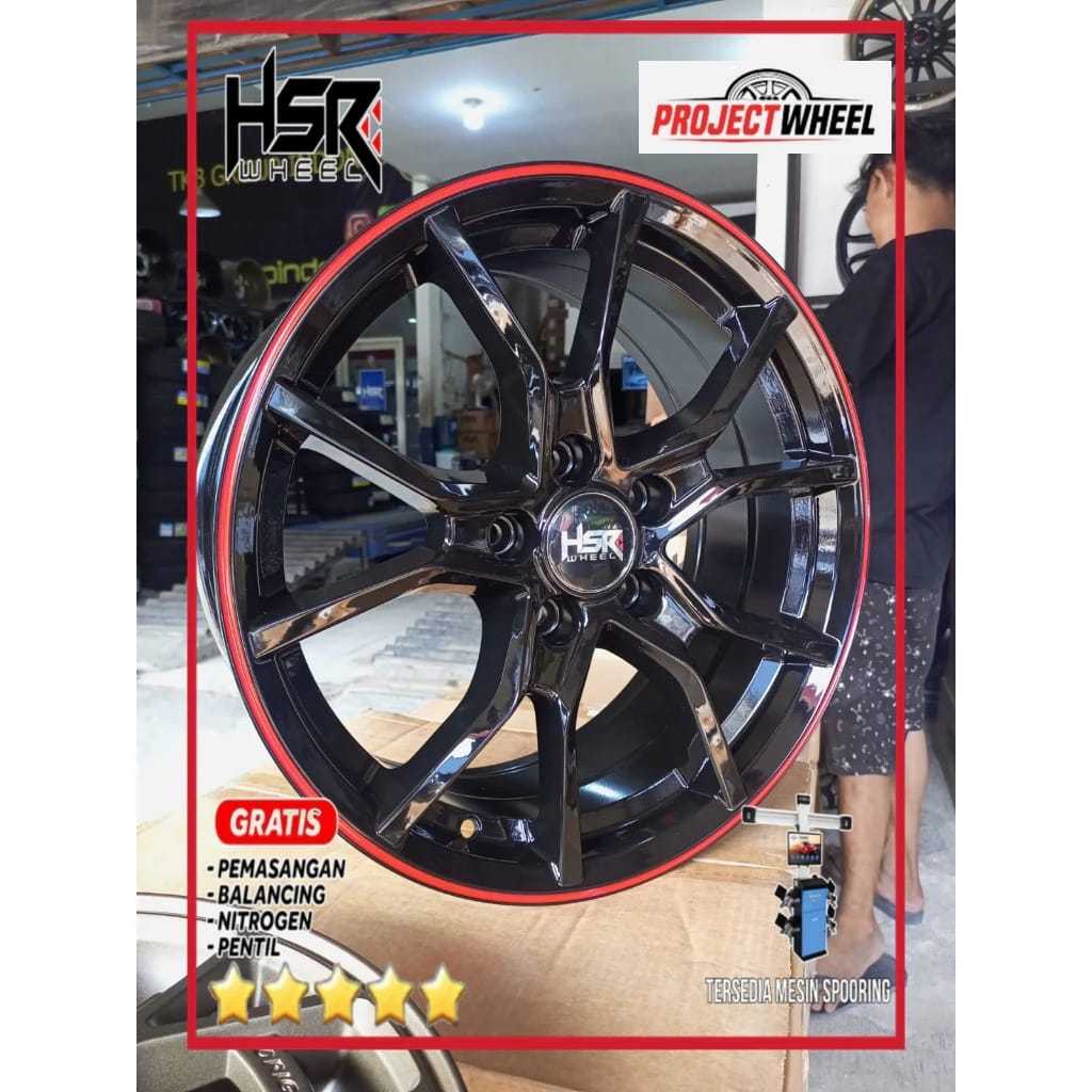 Velg Pelek Racing Ring 18 Lobang 5x114,3 Untuk Mobil Innova Camry Accord Dll