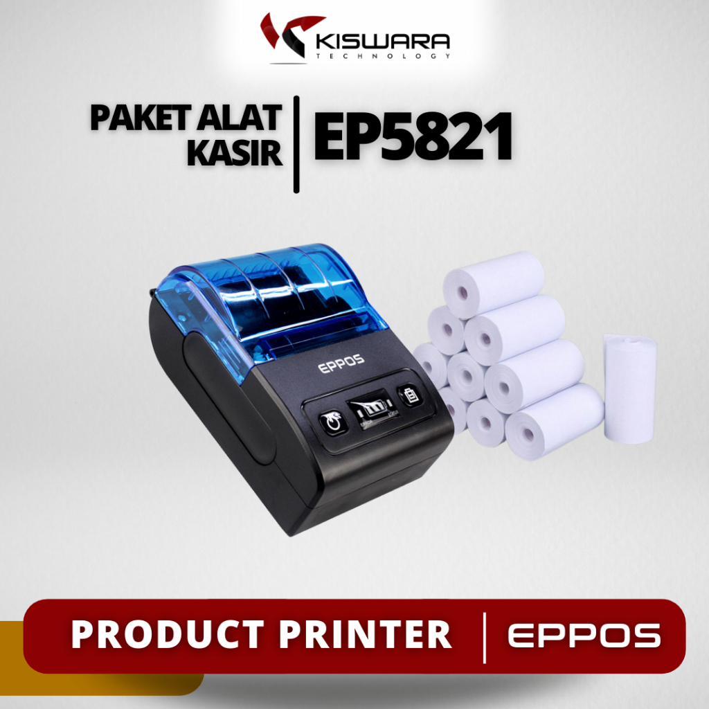 

PAKET ALAT KASIR EP5821 + 10 PCS KERTAS THERMAL - UNTUK CETAK STRUK