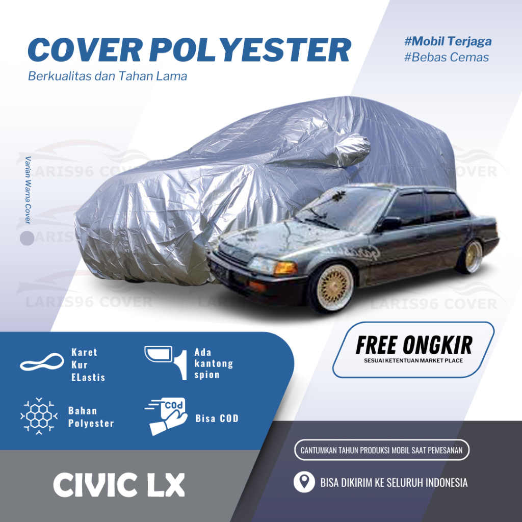 Body Cover Civic Lx Sarung Selimut Mantel Mobil Civic Lx