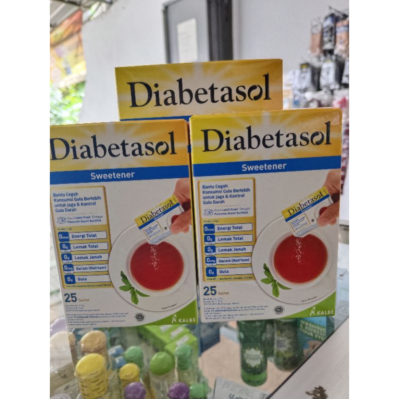 

DIABETASOL SWEETENER(GULA) ISI 25/50 SACH