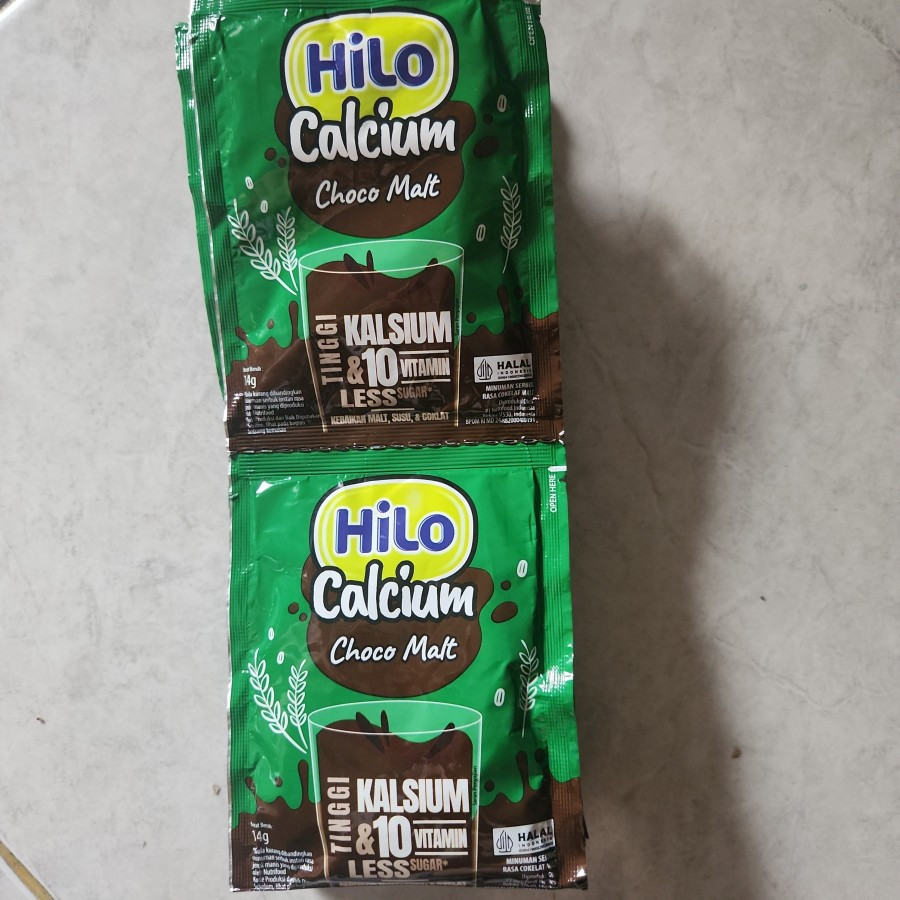 

Hilo Calcium Choco Malt isi 10 sachet @14gr