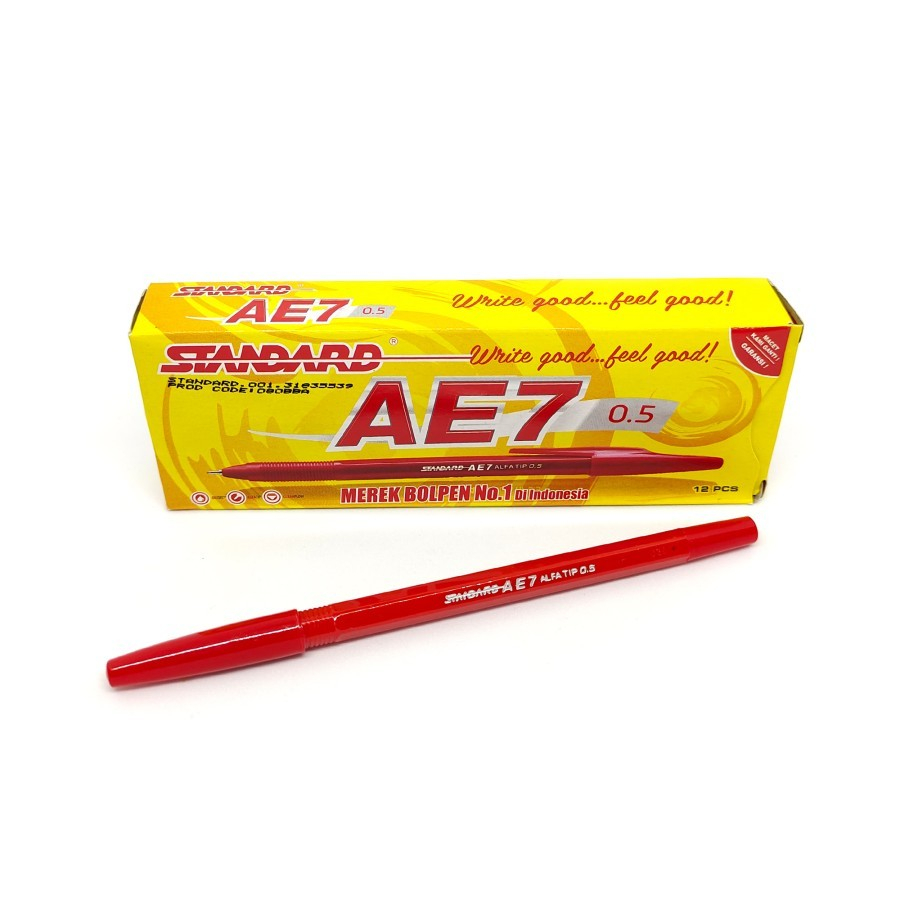 

BOLPOIN / BALLPOINT / PULPEN / PEN STANDARD AE7 MERAH