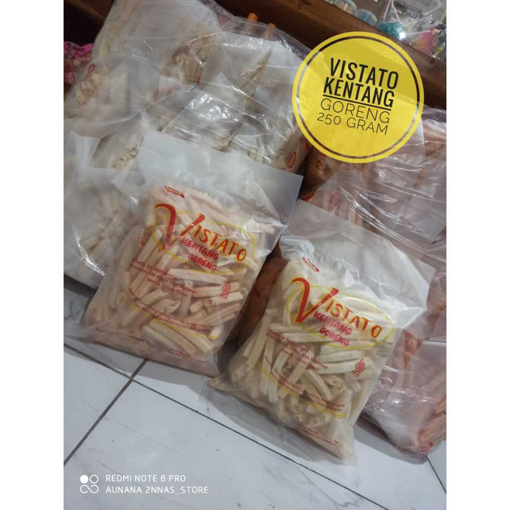 

VISTATO KENTANG GORENG / VISTATO KETANG GORENG ENAK / VISTATO KENTANG GORENG GURIH/RENYAH / VISTATO KENTANG GORENG ORIGINAL/BALADO