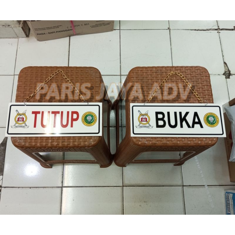 

HJK Buka Tutup Notaris/PPAT Akrilik (Bolak Balik)