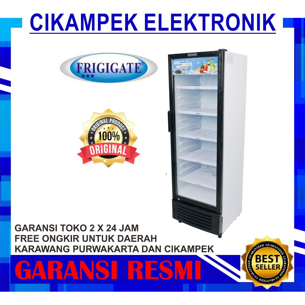 Showcase Frigigate SCA-250LV Display Chiller SCA 250 LV 1 Pintu 5 Rak